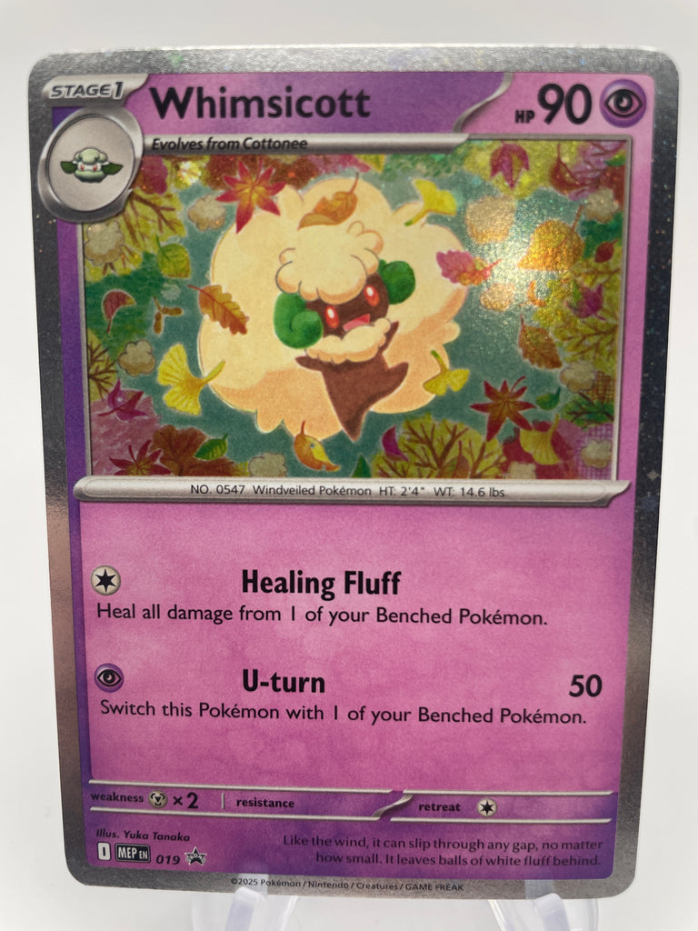 Whimsicott 019 MEPen Black Star Promo PokeChalet Whimsicott 019 MEPen Black Star Promo PokeChalet