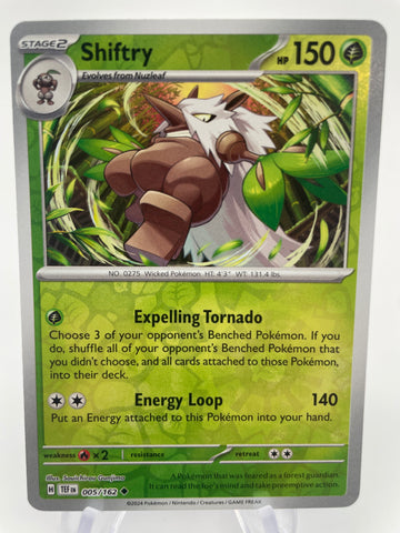 Shiftry TEFen 005/162 Reverse Holo RH