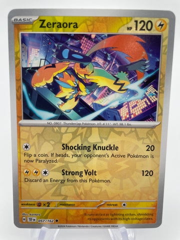 Zeraora TEFen 057/162 Reverse Holo RH