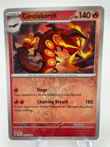 Centiskorch TEFen 037/162 Reverse Holo RH