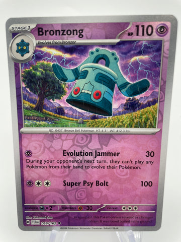 Bronzong TEFen 069/162 Reverse Holo RH