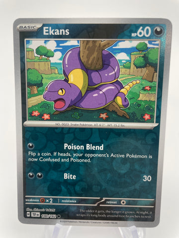 Ekans TEFen 100/162 Reverse Holo RH