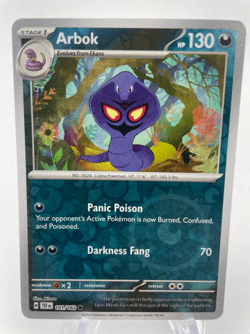 Arbok TEFen 101/162 Reverse Holo RH