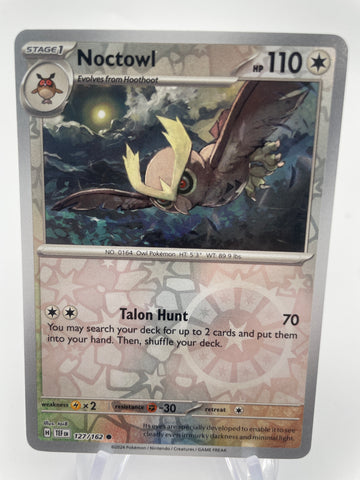 Noctowl TEFen 127/162 Reverse Holo RH