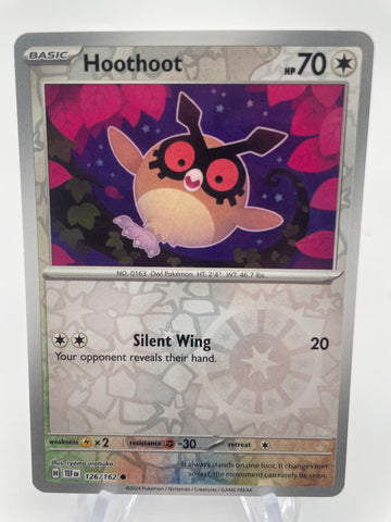 Hoothoot TEFen 126/162 Reverse Holo RH