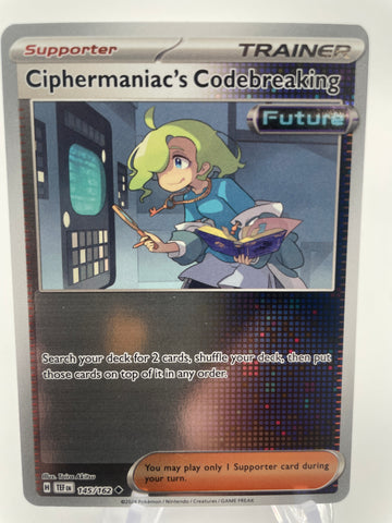 Ciphermaniac's Codebreaking TEFen 145/162 Reverse Holo RH