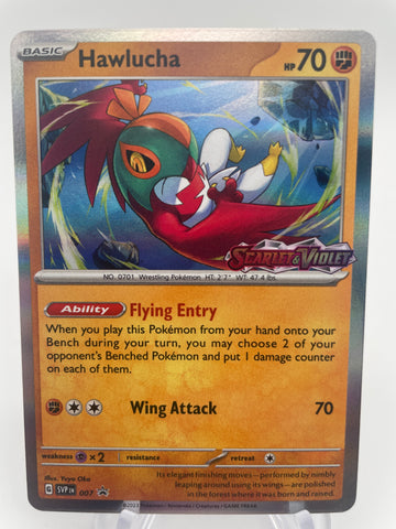 Hawlucha SVPen 007 Black Star Promo Stamped