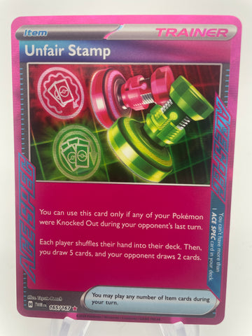 Unfair Stamp TWMen 165/167