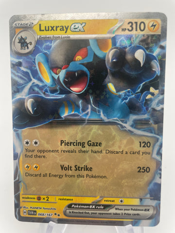 Luxray ex Twilight Masquerade Pokemon Single