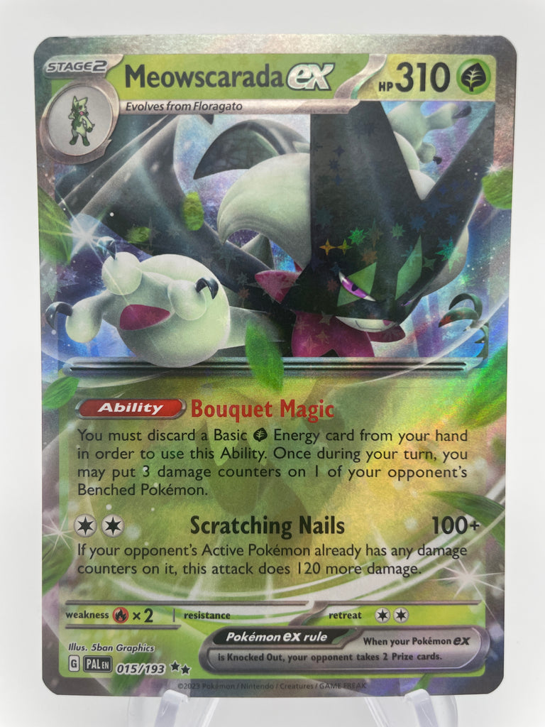 Meowscarada ex PALen 015/193 PokeChalet Meowscarada ex PALen 015/193 PokeChalet
