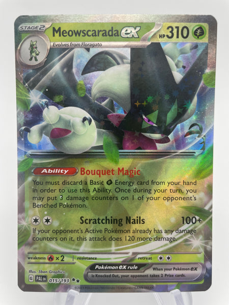 meowscarada pokemon card price Meowscarada ex PALen 015/193 – PokeChalet