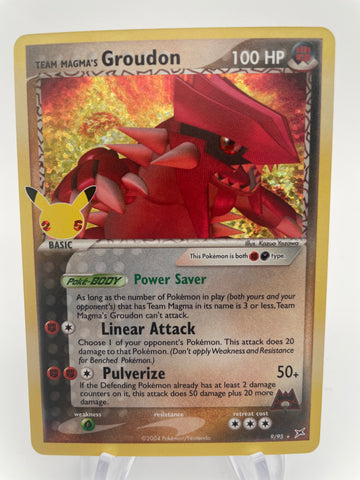 Celebrations Team Magma's Groudon 9