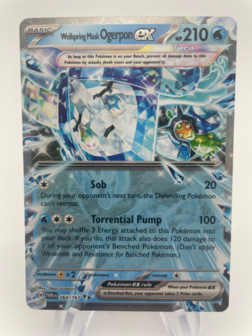 pokemon card 040 167 Hearthflame Mask Ogerpon ex TWMen 040/167 Twilight Masquerade Stamp – PokeChalet