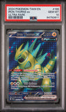 2024 POKEMON TWM EN-TWILIGHT MASQUERADE 196 IRON THORNS EX ULTRA RARE PSA10