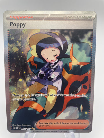 Poppy pokemon trainer obsidian flames 227 197