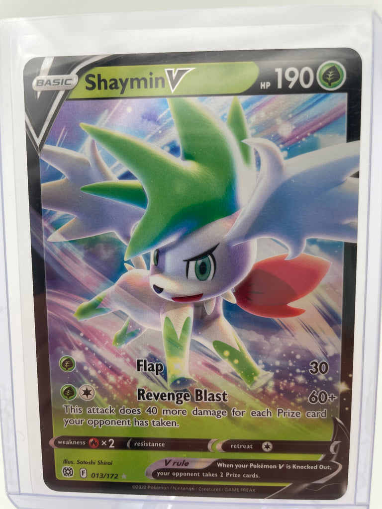 Pokemon TCG Shaymin V 013/172 Brilliant Stars Card NM/M