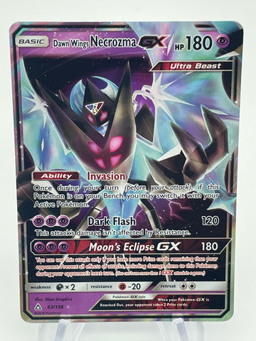 Dawn Wings Necrozma GX 63/156