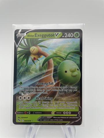 alolan exeggutor v pokemon card Alolan Exeggutor V 005/078 – PokeChalet