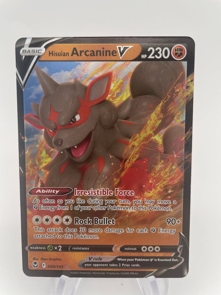 Hisuian Arcanine V (090/195) PokeChalet Hisuian Arcanine V (090/195) PokeChalet