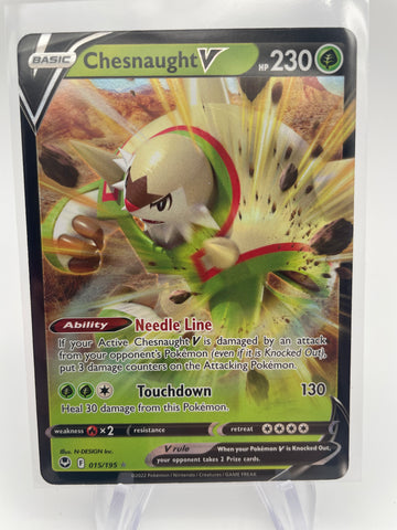 pokemon card chesnaught ex Chesnaught V 015/195 – PokeChalet