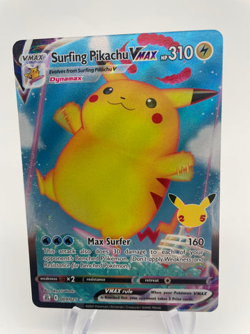 Surfing Pikachu Vmax 009/025